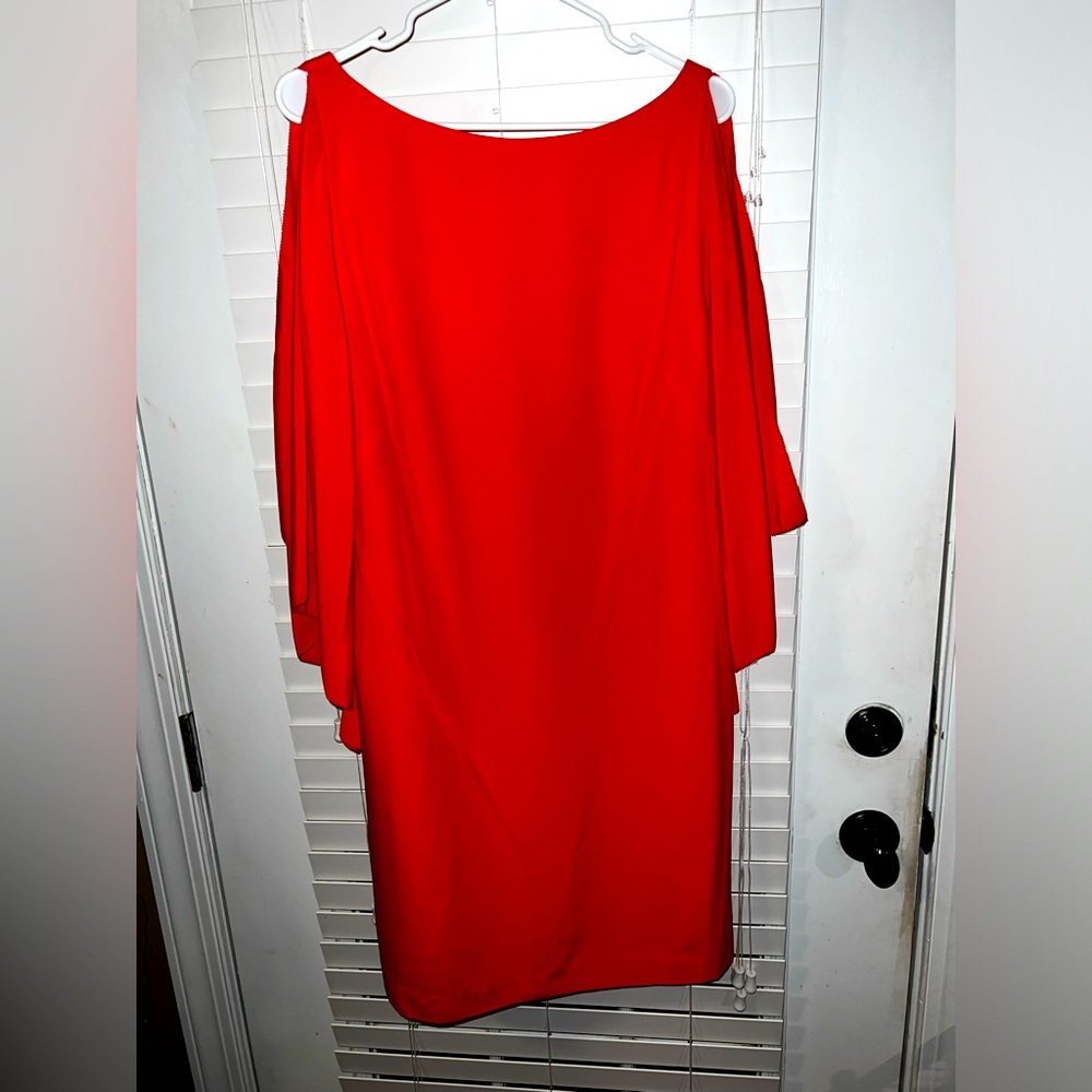 Ralph Lauren coral dress, size 14
